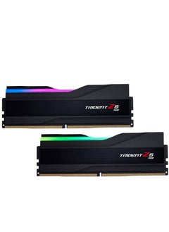 G.Skill G.SKILL Trident Z5 RGB Series 32GB (2x16GB) DDR5 Dual Channel Desktop Memory Kit, 7200 MT/s Memory Speed, CL34-45-45-115 Latency, 1.40 Voltage, Intel XMP 3.0, 288-Pin, Black | F5-7200J3445G16GX2-TZ5RK  - Image 1