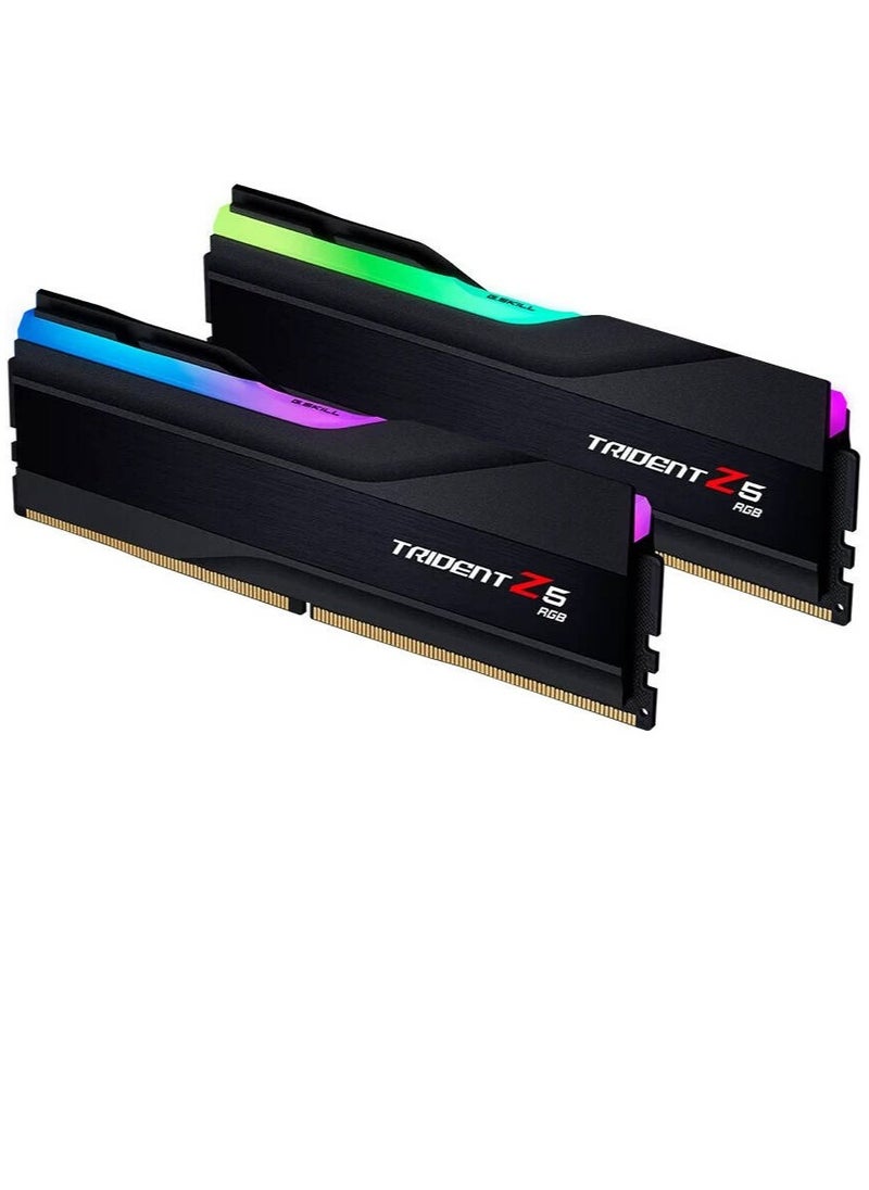 G.Skill G.SKILL Trident Z5 RGB Series 32GB (2x16GB) DDR5 Dual Channel Desktop Memory Kit, 7200 MT/s Memory Speed, CL34-45-45-115 Latency, 1.40 Voltage, Intel XMP 3.0, 288-Pin, Black | F5-7200J3445G16GX2-TZ5RK  - Image 3