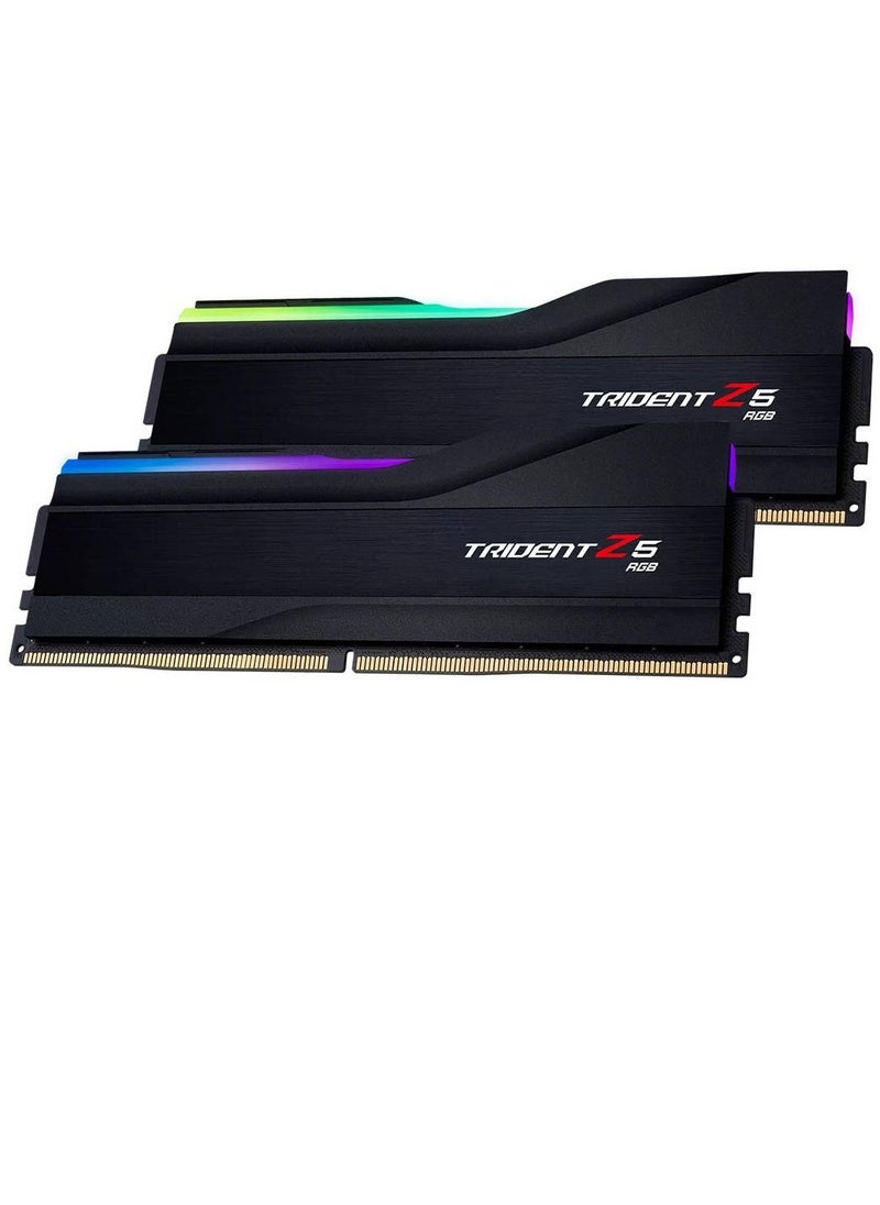 G.Skill G.SKILL Trident Z5 RGB Series 32GB (2x16GB) DDR5 Dual Channel Desktop Memory Kit, 7200 MT/s Memory Speed, CL34-45-45-115 Latency, 1.40 Voltage, Intel XMP 3.0, 288-Pin, Black | F5-7200J3445G16GX2-TZ5RK  - Image 4