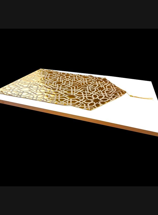 رانر عربي - بيج / ذهبي  - Image 3