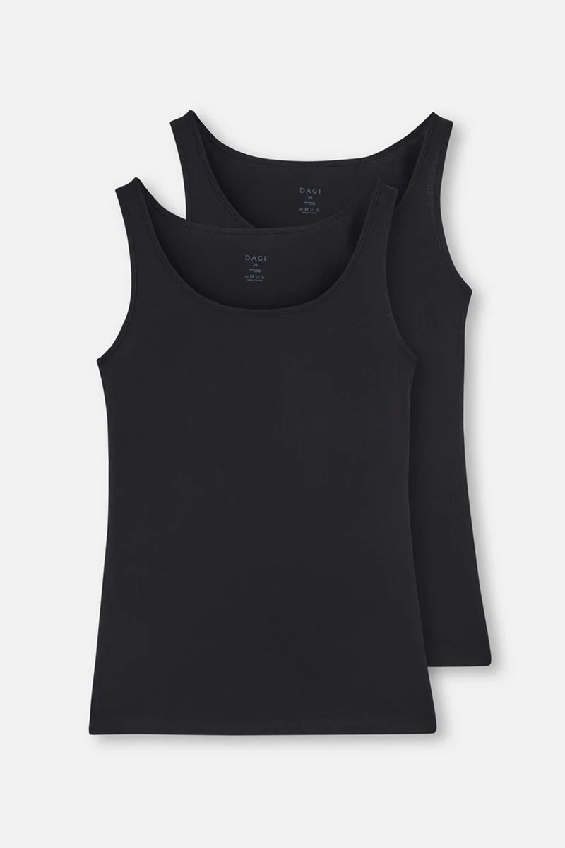 dagi Black 5013KC Cotton 2-Piece Undershirt