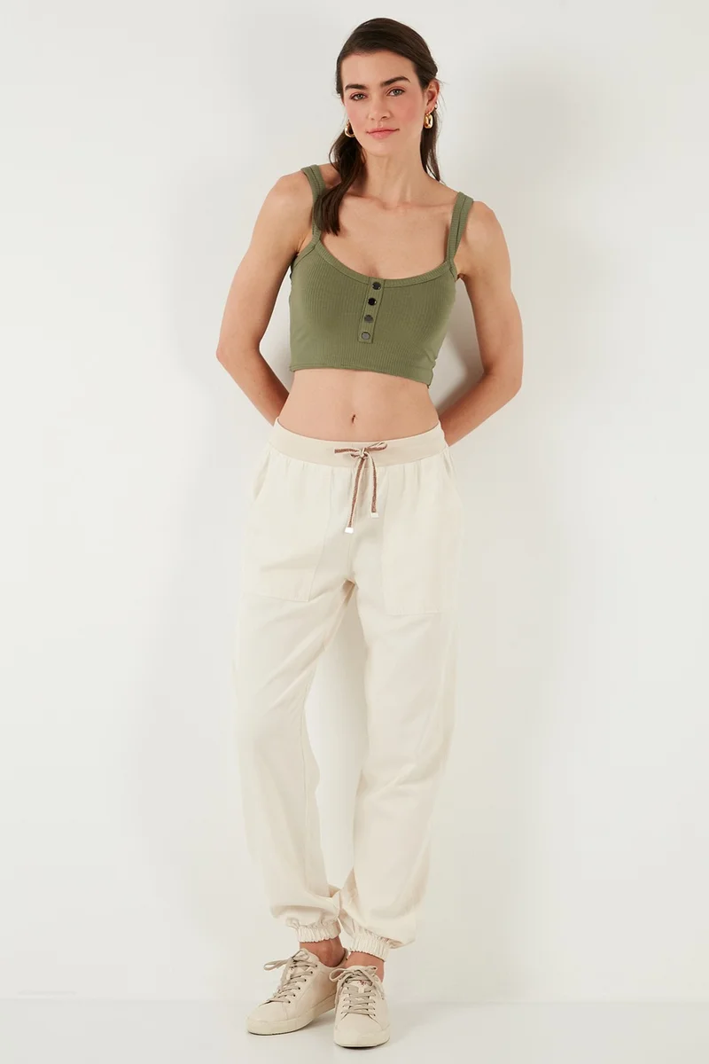 Lela Regular Fit High Waist Jogger Sports Pants Women's PANTS 668YP5039