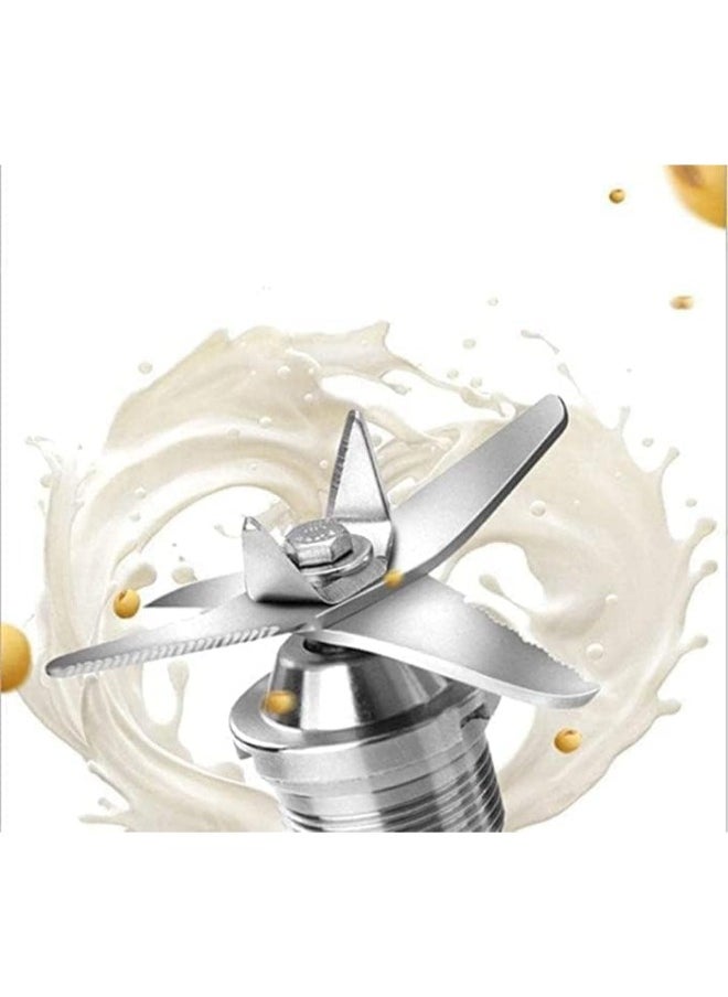 SILVER CREST - Silver Crest 4500W Heavy Duty Commercial Grade BlenderMultifunctional  Juicer Mixer with 2 Jars SC 1589 Dishwasher Safe, Stainless Steel Blades Fruit Processor, Grinder, Smoothie Maker - Image 1