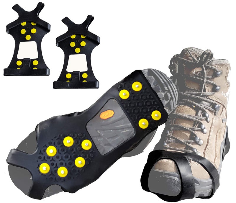 Limm Crampons Ice Traction Cleats XLarge - Lightweight Snow Cleats for Walking on Snow & Ice - Anti Slip Shoe Grips Quickly & Easily Over Footwear - Portable Ice Grippers for Shoes & Boots - Image 1