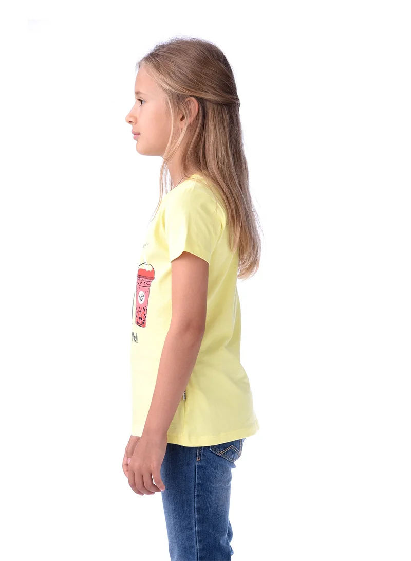 victor and jane Victor and jane Girls' Just for Me! T-shirt - Yellow