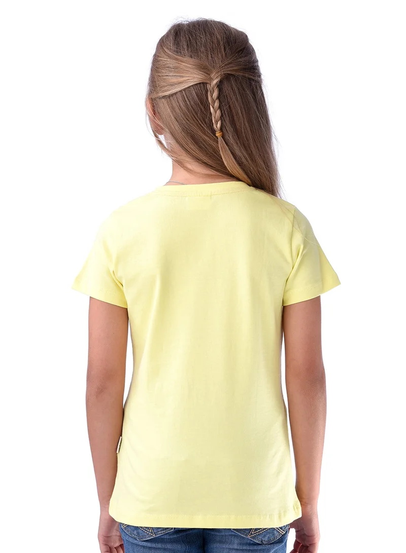 victor and jane Victor and jane Girls' Just for Me! T-shirt - Yellow