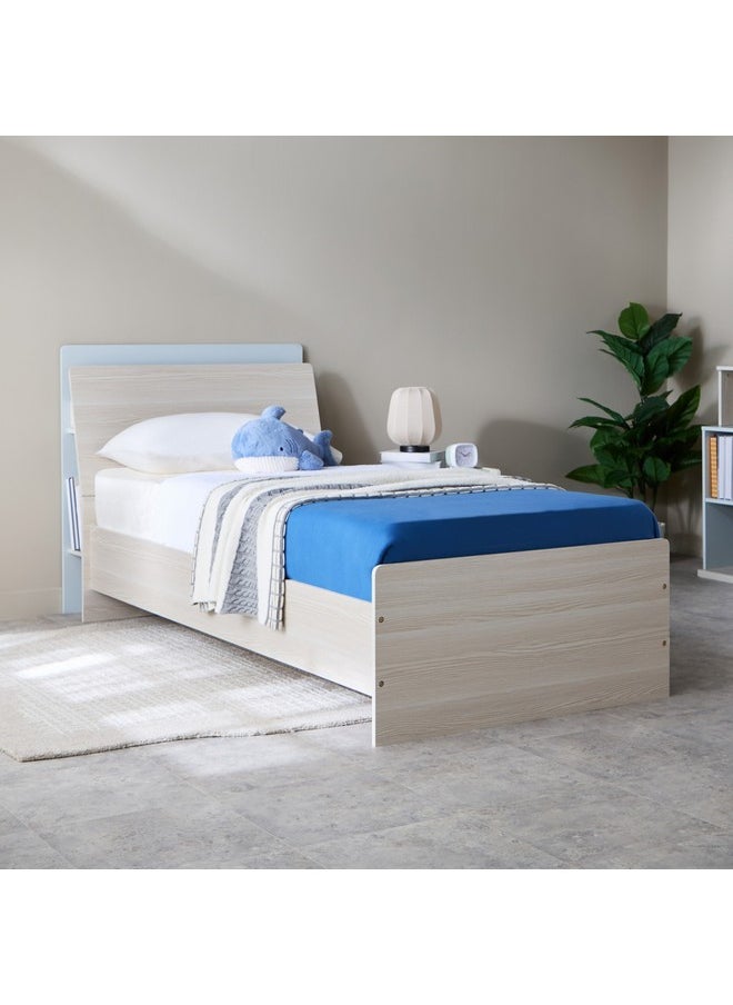 Home Box Skye Single Bed with Storage Headboard 100 x 100 x 100 cm  - Image 1
