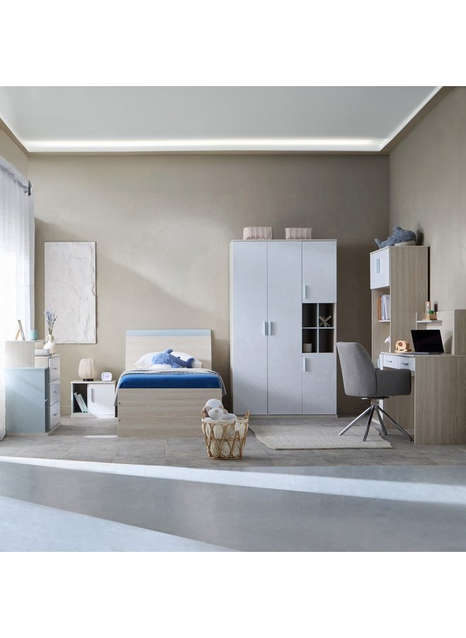 Home Box - Skye Single Bed with Storage Headboard 100 x 100 x 100 cm - Image 1
