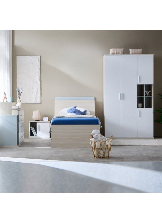Home Box - Skye Single Bed with Storage Headboard 100 x 100 x 100 cm - Image 1