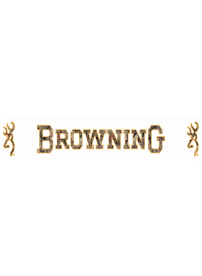 Browning Windshield Decal | White | 38"x 4" | Single (BDE1413) - Image 2