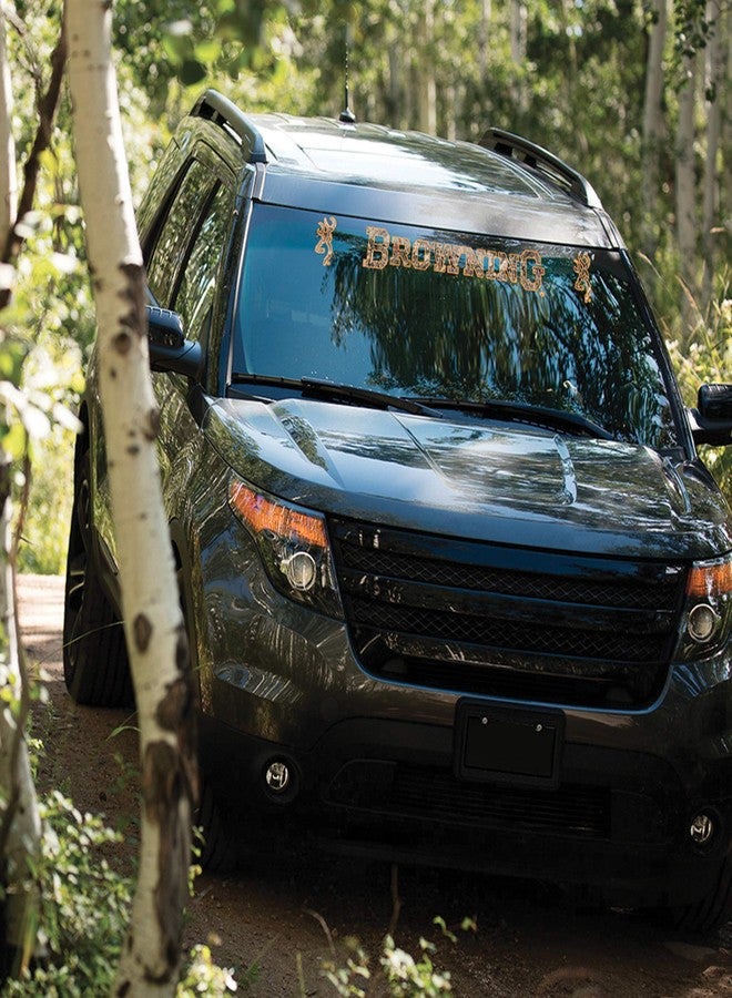 Browning Windshield Decal | White | 38"x 4" | Single (BDE1413) - Image 3