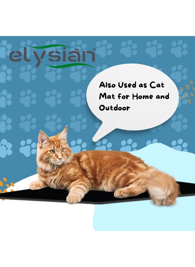 Elysian Dog Mat For Home And Outdoor 100% Waterproof And Reusable| Rubber Sheet For Dogs And Cat Easy To Carry Material Size -(10Mm)100X100Cm  - Image 3