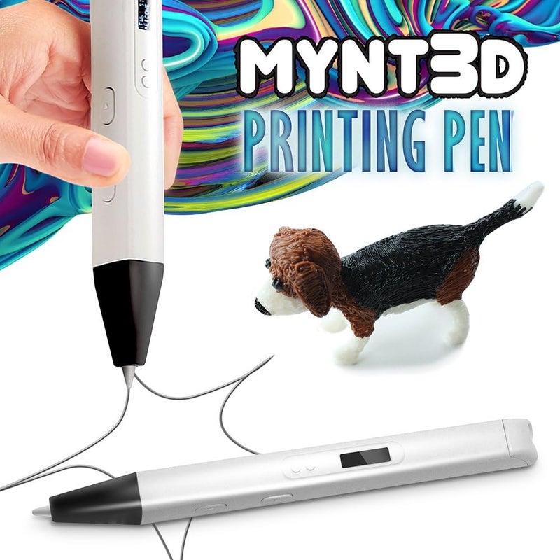 قلم الطباعة ثلاثية الأبعاد الاحترافي من MYNT3D مع شاشة OLED - Image 3