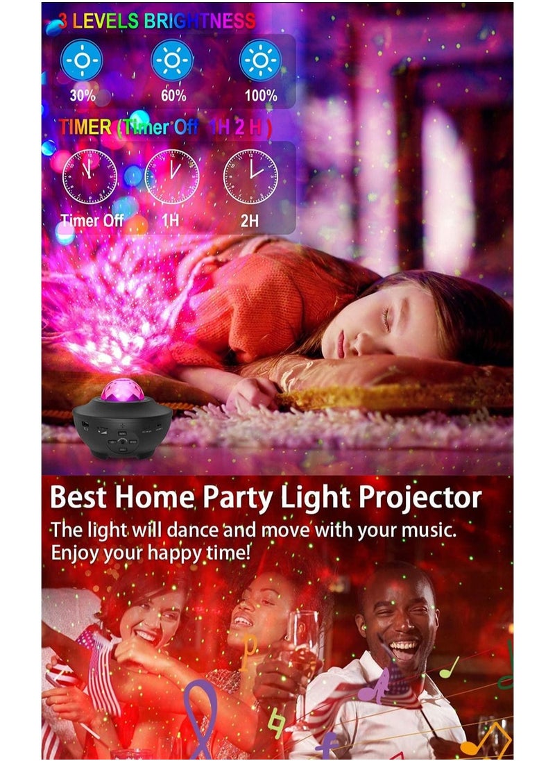 Galaxy Projector for Bedroom, Starlight Projector, 3 in 1 Starry Night Light Projector w Bluetooth Speaker & Remote, Star Projector Galaxy Light, Constellation Projector, Sky Light