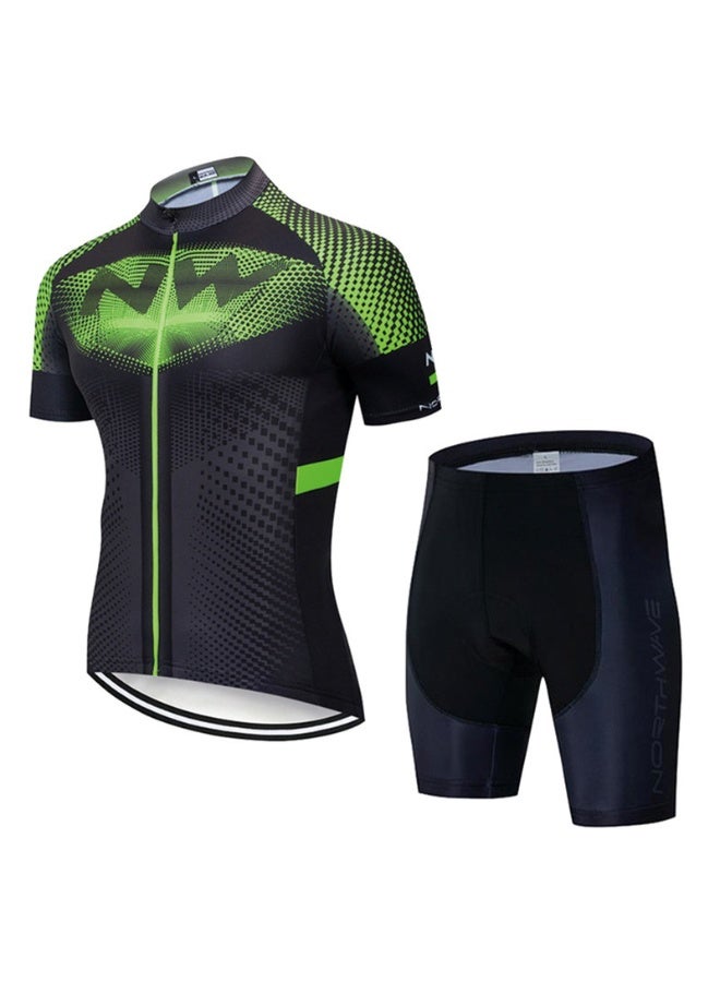 KUYING Summer Short Sleeved Cycling Suit Set  - Image 1