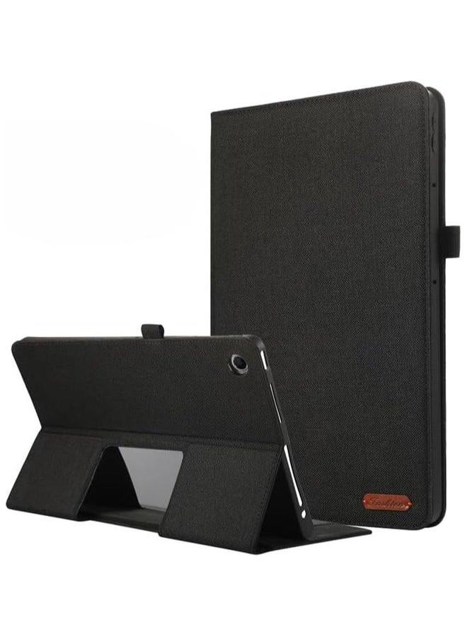 Compatible with Lenovo Tab Plus 11.5-inch 2024 (TB351FU) Case,TPU Bumper Folio Protective Cover Soft Fabric Wallet Stand Tablet Shell For 11.5 - Image 1