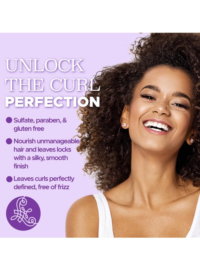 Luseta Luseta Curl Enhancing Shampoo Nourishing and Moisturizing for Curly Hair, Repair Damaged Hair, Restore Bounce, Gluten Free, Sulfate Free - 16.9 Fl Oz  - Image 5