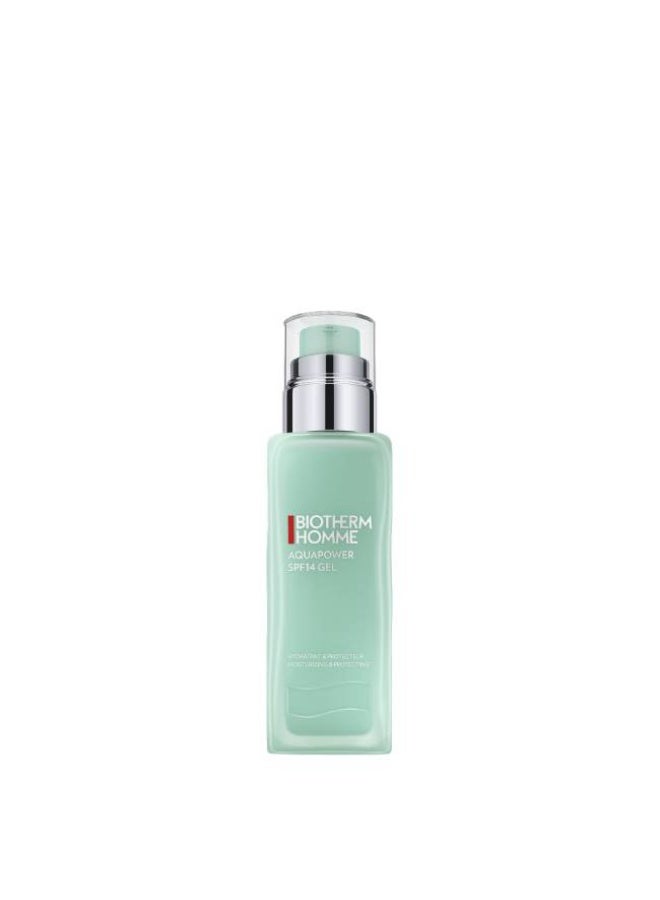 Biotherm Homme Aquapower Advanced Hydratant Gel SPF14 75ml - Image 1