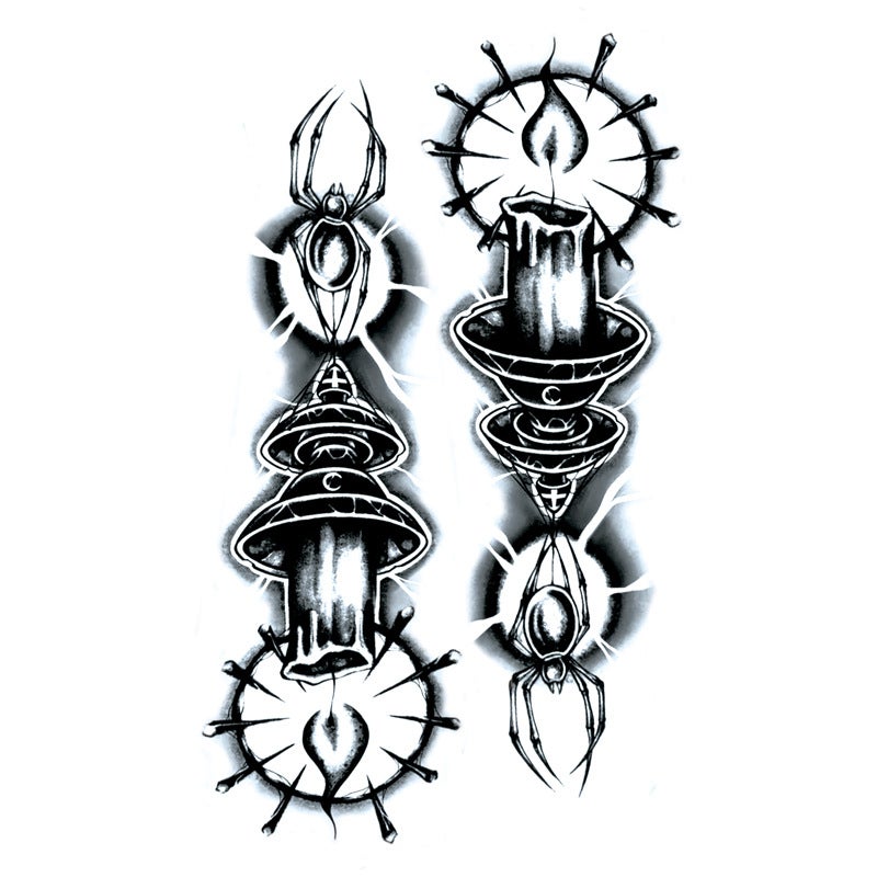 New Fresh Waterproof Tattoo Sticker Manufacturer Suit Any Combination Temu Supply Factory - Image 4