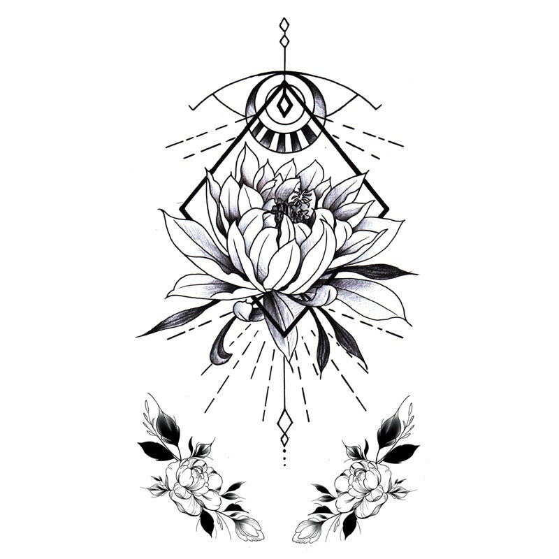New Fresh Waterproof Tattoo Sticker Manufacturer Suit Any Combination Temu Supply Factory - Image 3