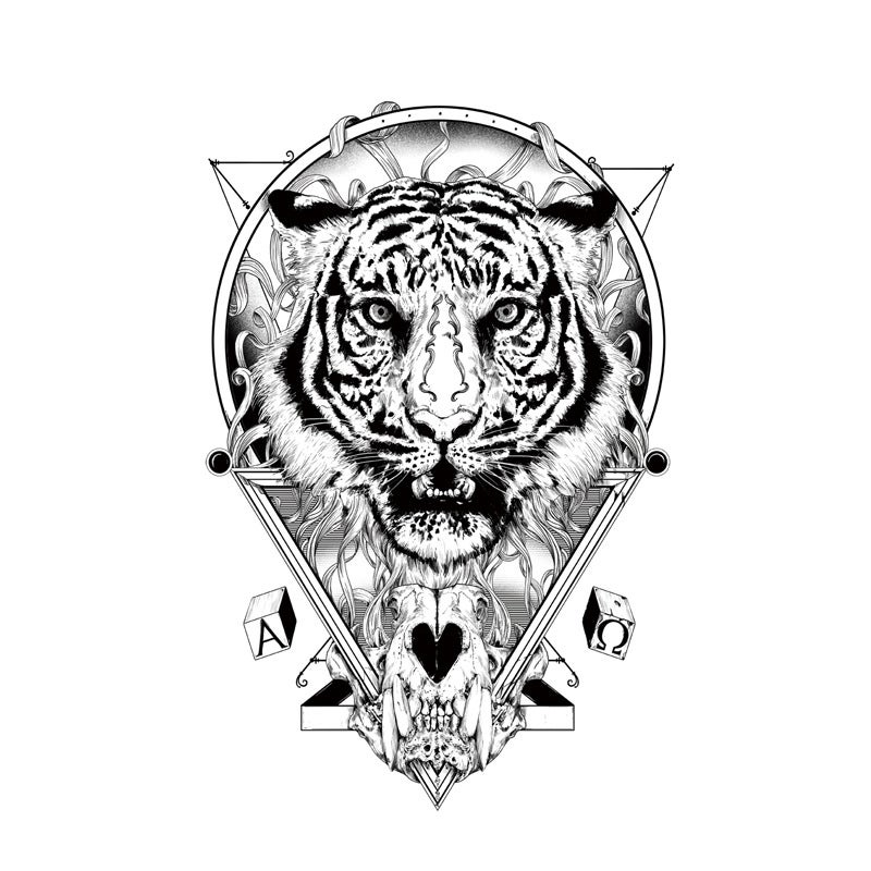 New Fresh Waterproof Tattoo Sticker Manufacturer Suit Any Combination Temu Supply Factory - Image 1