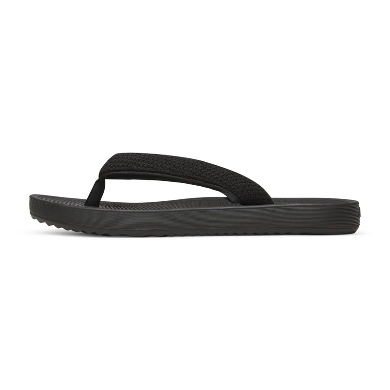 اول بيردز Men's Allbirds Flip Flop - Natural Black
