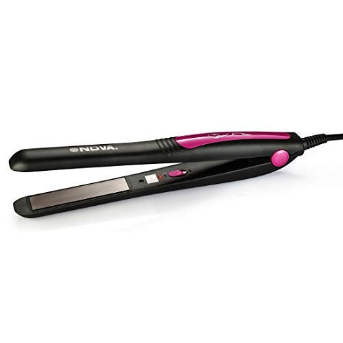 Nova NHS - 840 Selfie Hair Straightener for Women (Pink) - Image 1