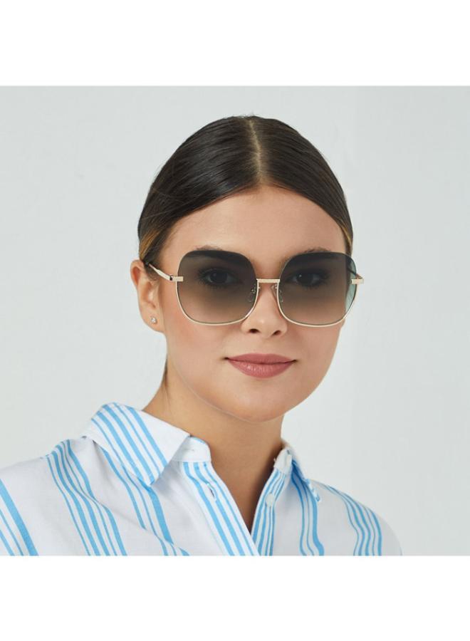 بلاك أوت نظارة شمسية نسائية جي يو ذهب ياباني - Image 4