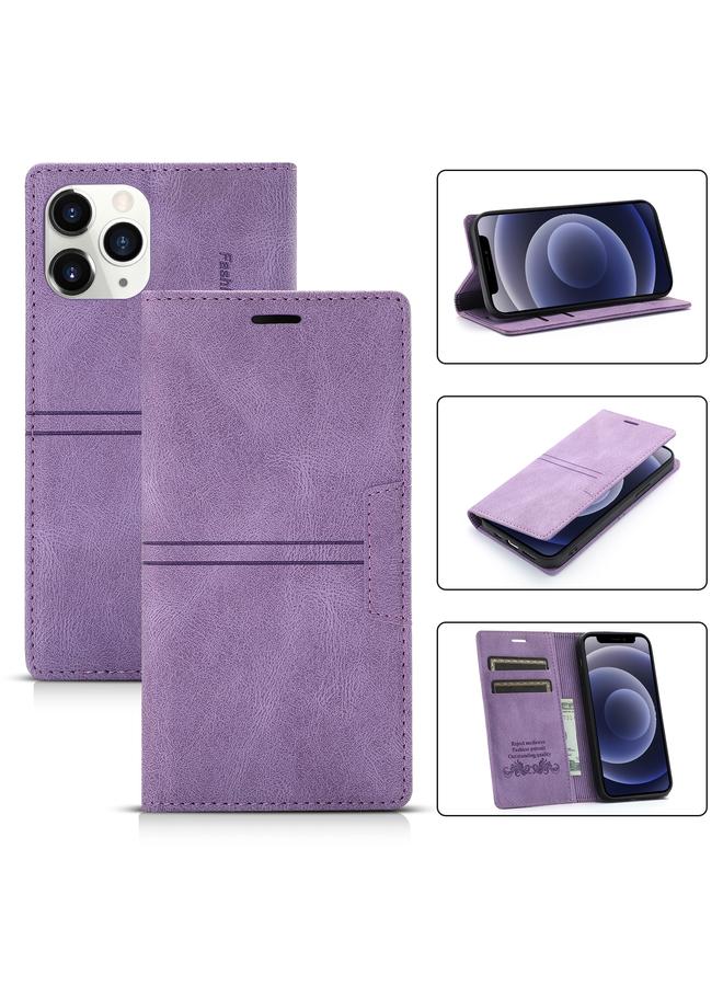 Zaboon Case For iPhone 12 mini Dream Magnetic Suction Business Horizontal Flip PU Leather Case with Holder & Card Slot & Wallet - Image 1