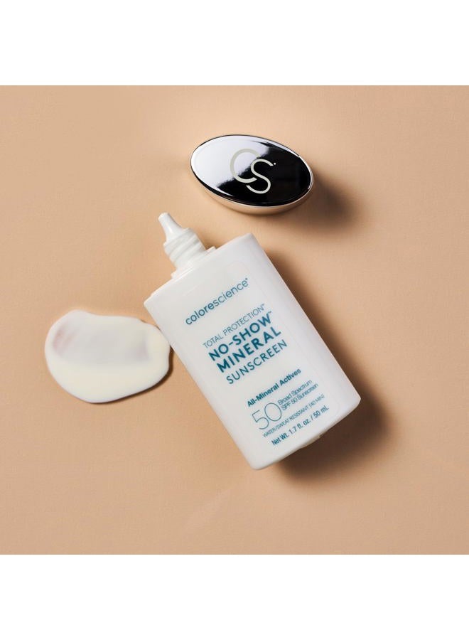 Colorescience Total Protection No-Show Mineral Sunscreen SPF 50, 1.7oz, 100% Invisible all-mineral sunscreen for all skin tones & types - Image 3