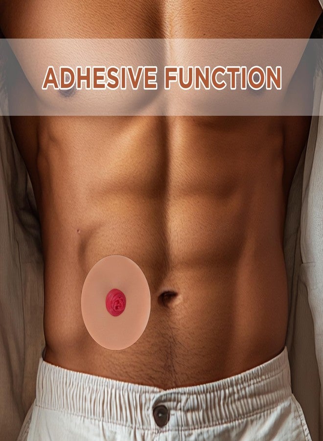 MedEduQuest Sticky Ileostomy Simulators, Stoma Training Model Set, Multi-Skin Tone Ostomy Care Practice Models for Medical Training and Patient Education - Tan - Image 4