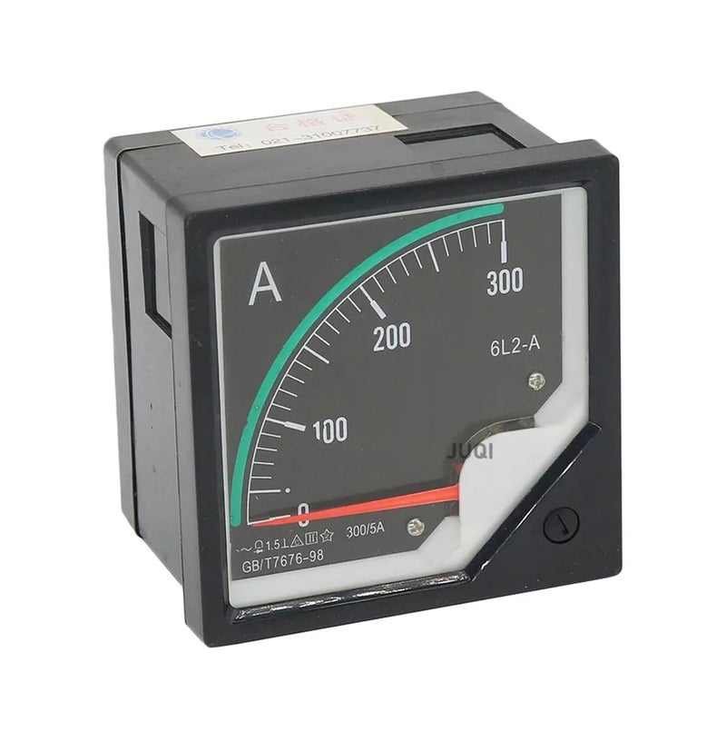 1PCS 6L2-A 50A 75A 100A 150A 200A 250A 300A Analog Meter Panel AMP Current Ammeter Gauge Pointer Ammeter 80 * 80MM(100A (5A)) - Image 2