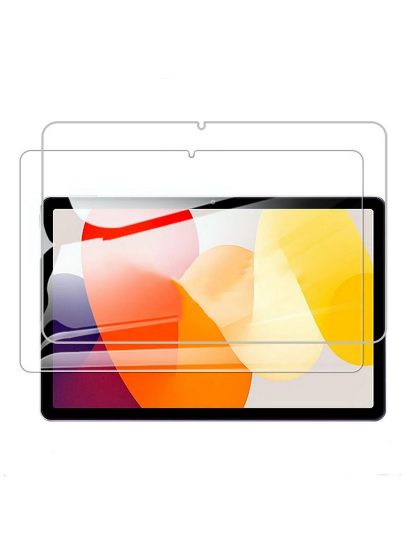 2 Packs Screen Protector For Xiaomi Redmi Pad SE 11 2023 HD Tempered Glass Film Scratch Proof Anti Fingerprint Bubble Free Easy Installation Protective Cover - Image 1