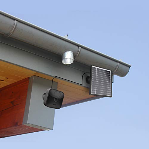 iTODOS 3 Pack Solar Panel Compatible with Blink Outdoor 4 (4th Gen)/Blink Outdoor (3rd Gen) XT3 and Blink XT/XT2 Camera,11.8Ft Outdoor Power Cable and Adjustable Mount,Aluminum Alloy Sturdy(Black) - Image 3