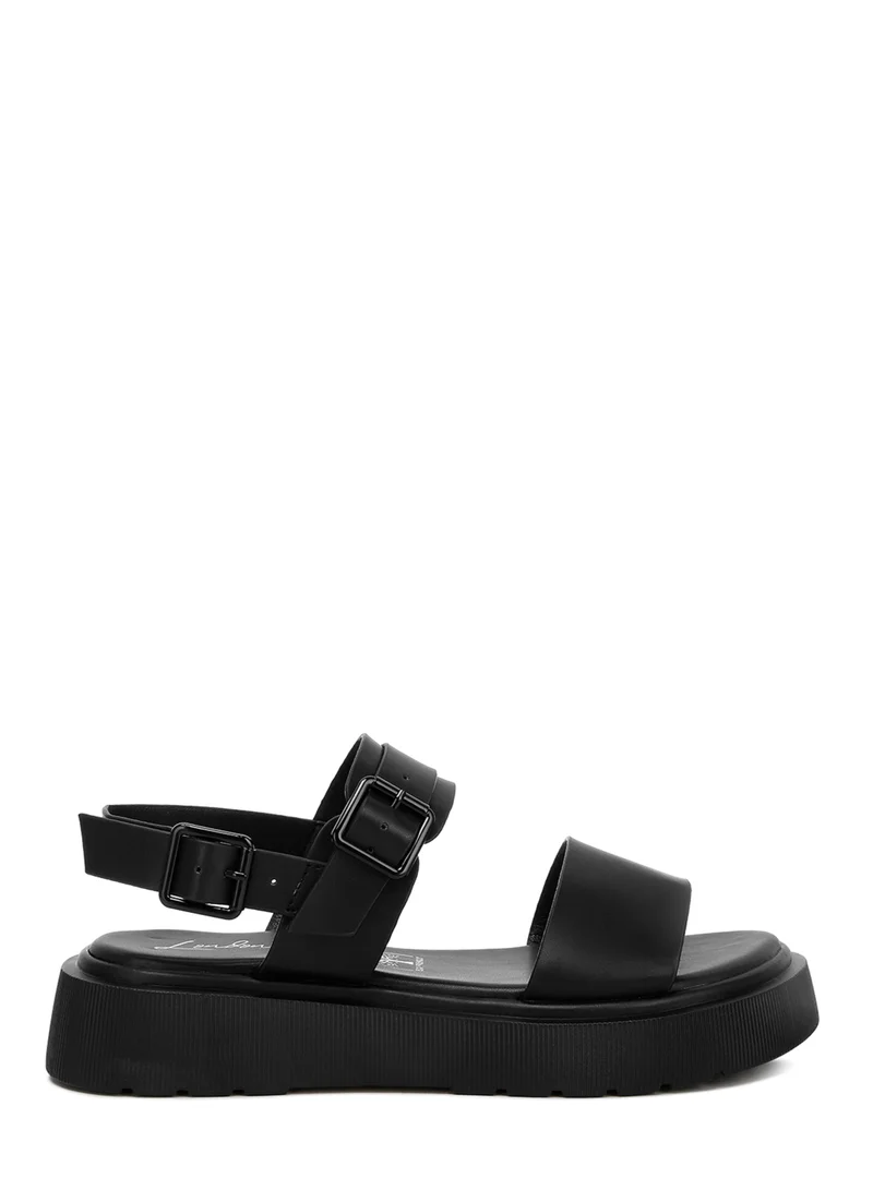 London Rag Chunky Sandals in Black