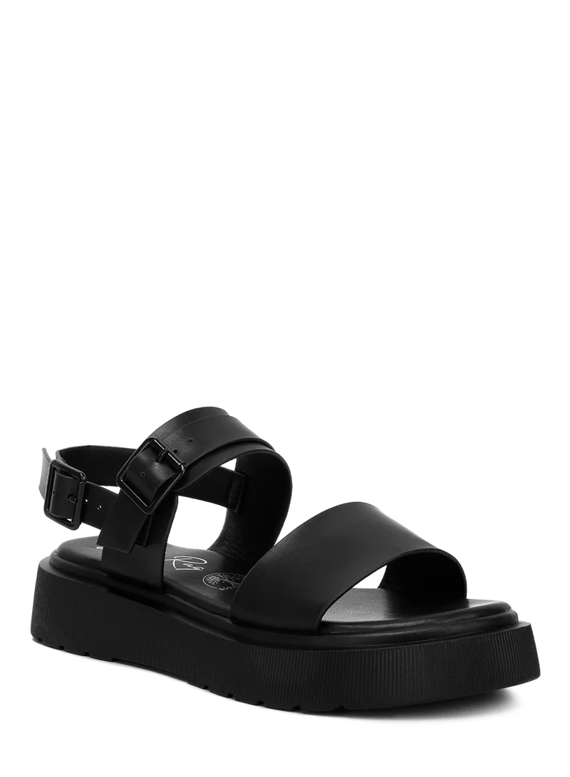 London Rag Chunky Sandals in Black