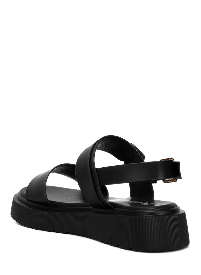 London Rag Chunky Sandals in Black