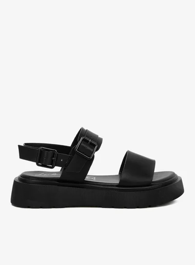 London Rag Chunky Sandals in Black