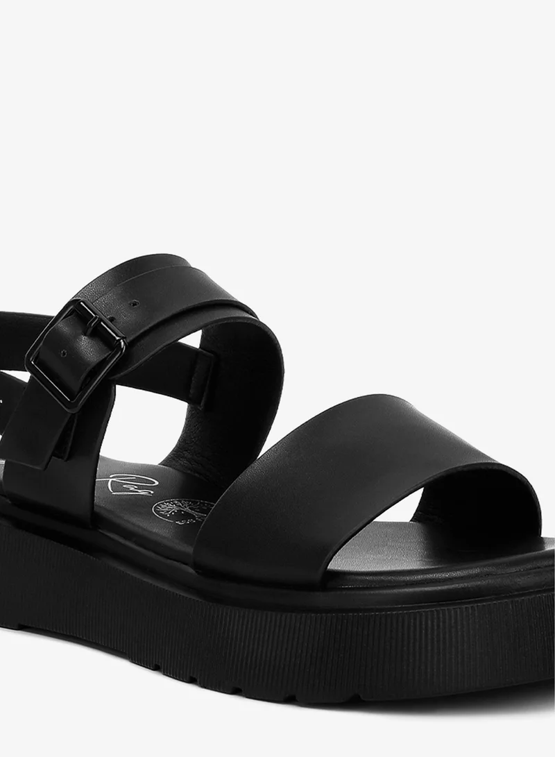 London Rag Chunky Sandals in Black