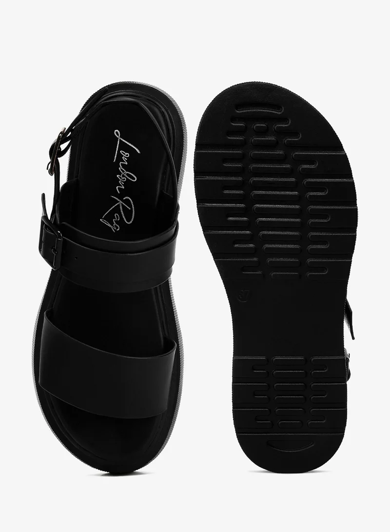 London Rag Chunky Sandals in Black