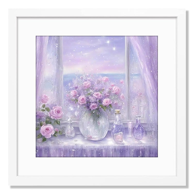 THREELOVE 17x17 Frame White, Display Picture 13x13 with mat or 17x17 Without mat, Photo Poster Picture Frame Wall Mounting Home Decor, 1-PCS - Image 1