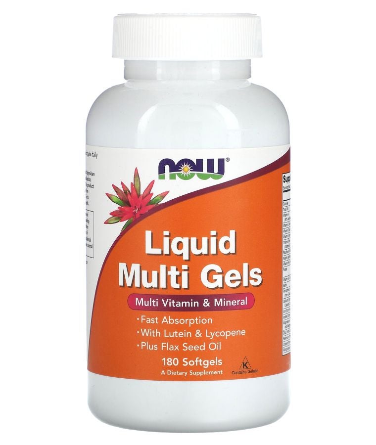 now Liquid Multi Gels 180 Softgels