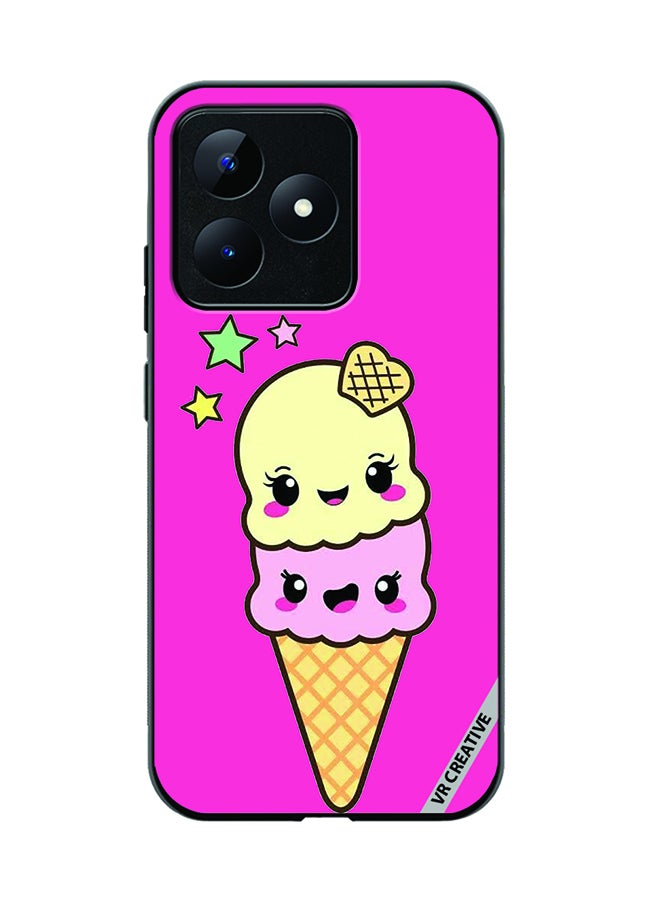 VR CREATIVE Protective Case Cover For Realme C53 Ice Cream Design Multicolour - Image 1