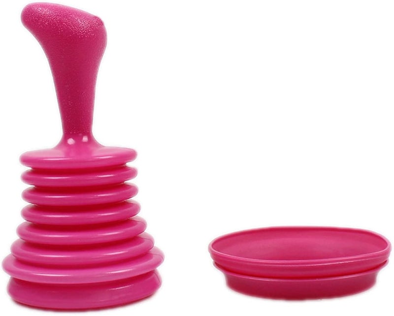 Large Sink and Drain Plunger for Kitchens, Bathrooms, Sinks, Baths, Waste Pipes and Showers - Rose Red - Image 3
