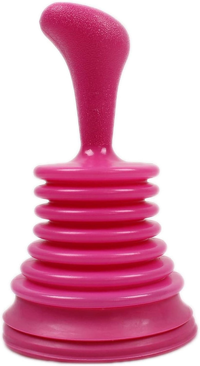 Large Sink and Drain Plunger for Kitchens, Bathrooms, Sinks, Baths, Waste Pipes and Showers - Rose Red - Image 1