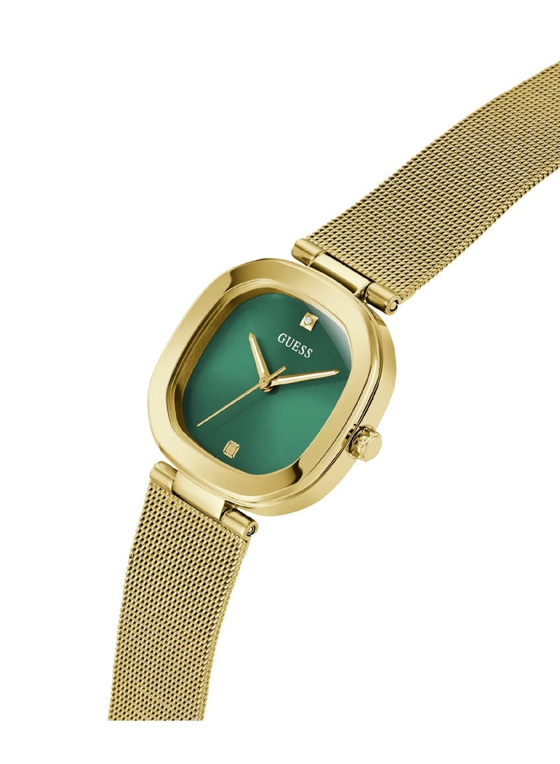 GUESS Eve Women’s Green Dial Quartz Analog Stainless Steel Watch GW0768L2 - 32mm - Image 2