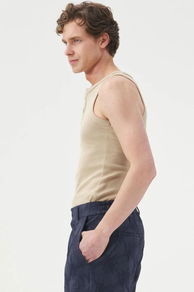 Giesto Beige Natural GIESTO Men's T-Shirt for Men | Best Price UAE