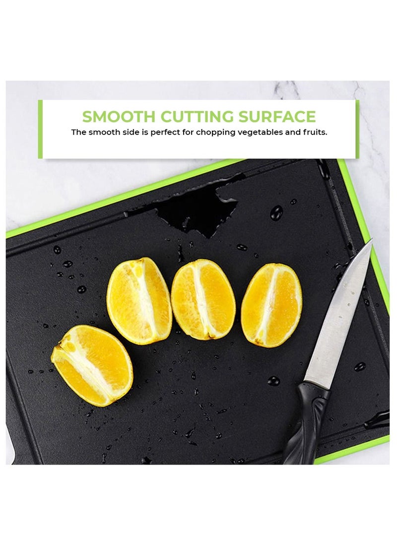 Revolutionary Thaw & Chop Board Multifunctional with Knife Sharpener 4 in 1, Fast Defrosting, Garlic Grater & Dual-Sided Cutting Surface - Non-Slip Design with Easy Grip Handle- Kitchen Essential  - Image 3