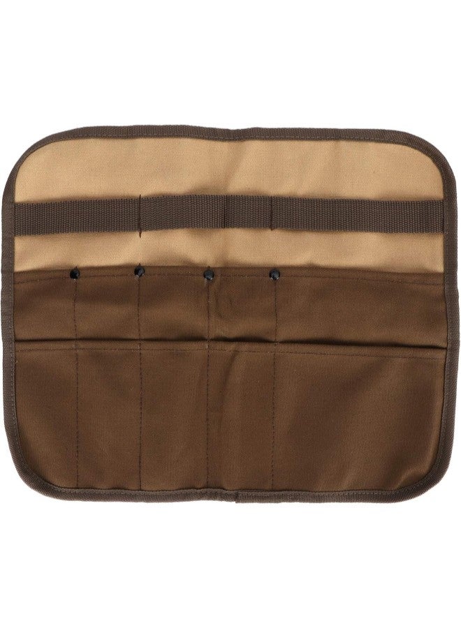 klarako Tableware Storage Bag Portable Hanging BBQ Cutlery Organizer for Picnic Barbecue Canvas - Image 1