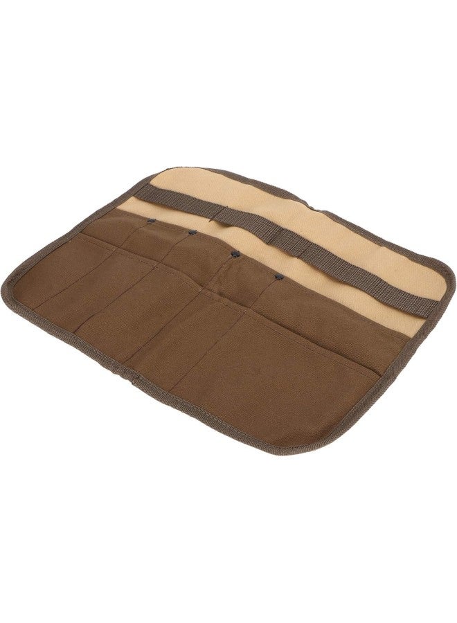 klarako Tableware Storage Bag Portable Hanging BBQ Cutlery Organizer for Picnic Barbecue Canvas - Image 5